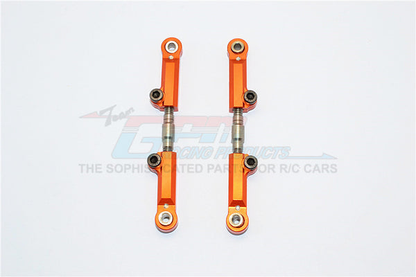 Traxxas Rustler VXL Aluminum Front Upper Arm - 1Pr Orange