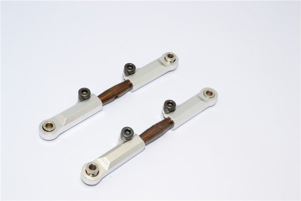 Traxxas Rustler VXL Aluminum Front Upper Arm - 1Pr Silver