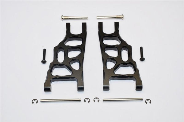 Traxxas Rustler VXL Aluminum Front Lower Arm - 1 Pr Set Black