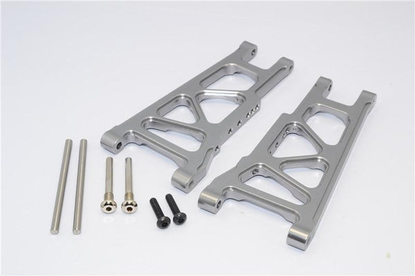 Traxxas Rustler VXL Aluminum Rear Lower Arm - 1Pr Set Gray Silver