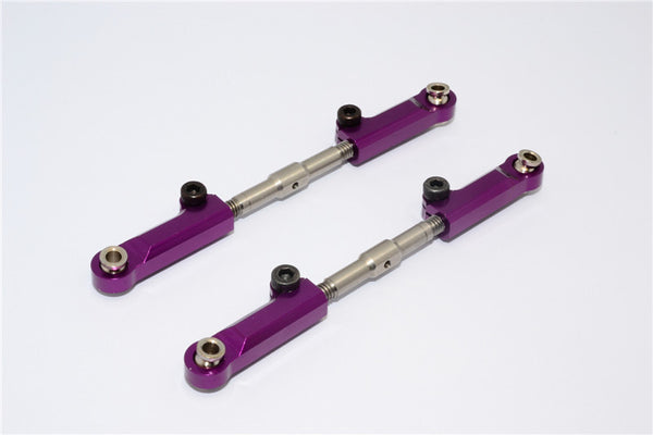 Traxxas Rustler VXL Aluminum Rear Upper Arm - 1Pr Purple