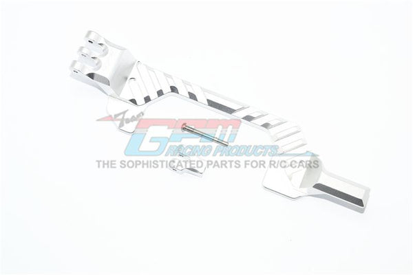 Traxxas Rustler 4X4 VXL (67076-4) Aluminum Battery Hold-Down - 1 Set Silver