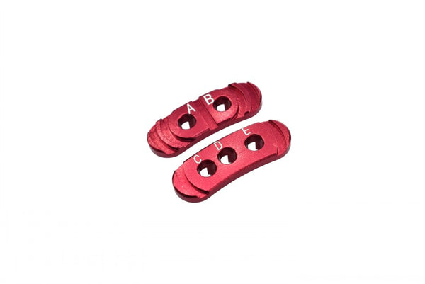Traxxas Rustler 4X4 VXL (67076-4) Aluminum Fixed Gear Adapter - 2Pc Set Red
