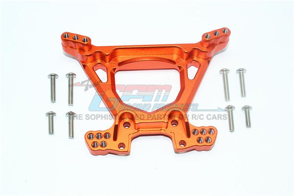 Traxxas Rustler 4X4 VXL (67076-4) Aluminum Rear Shock Tower - 1Pc Set Orange