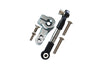 Traxxas Rustler 4X4 VXL (67076-4) Spring Steel Tie Rod + 25T Aluminum Servo Horn - 6Pc Set Gray Silver