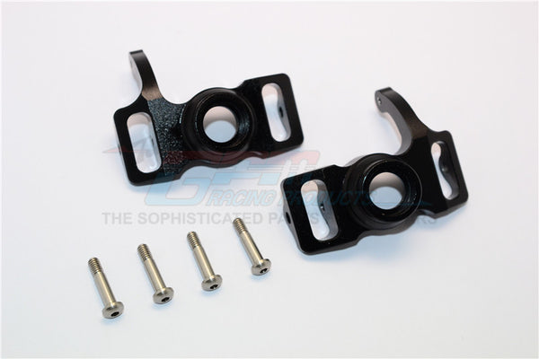 HPI Savage 21, X, XL, K4.6, Flux Aluminum Front/Rear Steering Block With Screws & Washers - 1Pr Set Black