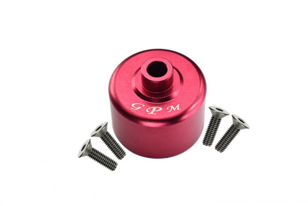 HPI Savage XL Flux Aluminum Front Or Rear Differential Case - 1 Set Red