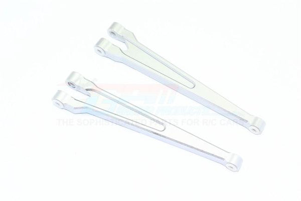 HPI Savage XL Flux Aluminum Front Or Rear Upper Arm - 2Pc Set Silver
