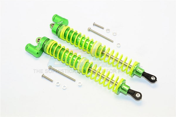 HPI Savage XL Flux Aluminium Front/Rear L-Shape Adjustable Damper (160mm) - 1Pr Set Green