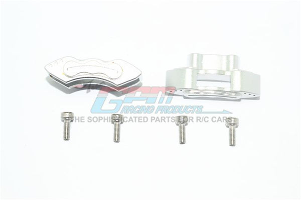 Losi 1/6 Super Baja Rey 4X4 Desert Truck Aluminum Front / Rear Brake Caliper - 1Pr Set Silver