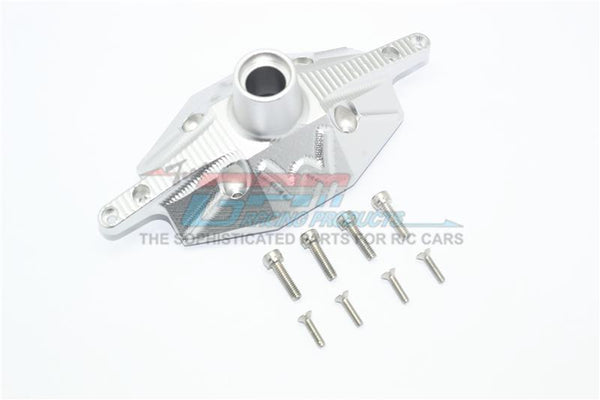 Losi 1/6 Super Baja Rey 4X4 Desert Truck Aluminum Rear Axle Case Cover - 1Pc Set Silver