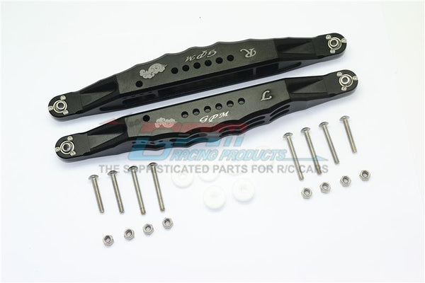 Losi 1/6 Super Baja Rey 4X4 Desert Truck Aluminum Rear Lower Trailing Arms - 1Pr Set Black