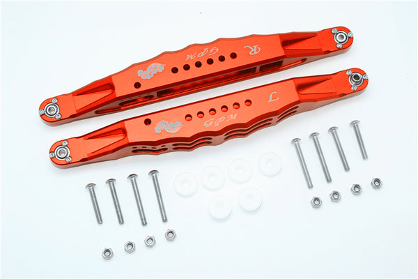 Losi 1/6 Super Baja Rey 4X4 Desert Truck Aluminum Rear Lower Trailing Arms - 1Pr Set Orange