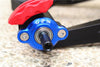 Losi 1/6 Super Baja Rey 4X4 Desert Truck Aluminum Rear Axle Adapters - 1Pr Set Blue