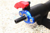 Losi 1/6 Super Baja Rey 4X4 Desert Truck Aluminum Rear Axle Adapters - 1Pr Set Blue