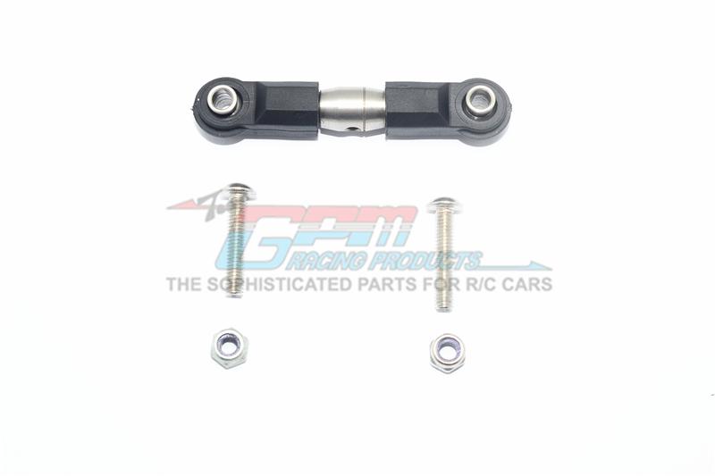Losi 1/6 Super Baja Rey 4X4 Desert Truck Stainless Steel Adjustable Servo Tie Rod - 1Pc Set