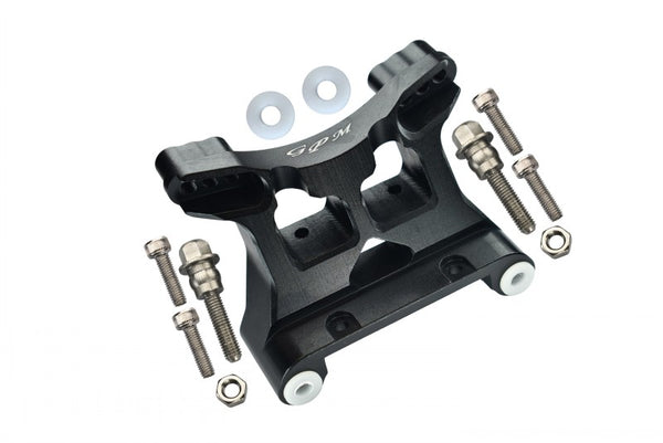 Aluminum Front Damper Mount For LOSI 1:6 4WD Super Baja Rey LOS05013 / Super Baja Rey 2.0 LOS05021 Upgrades - Black