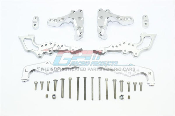 Losi 1/6 Super Baja Rey 4X4 Desert Truck Aluminum Rear Damper Mount - 1 Set Silver