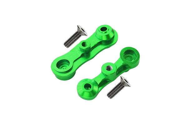 Aluminum Stabilizing Mount For Steering Assembly For LOSI 1:6 4WD Super Baja Rey LOS05013 / Super Baja Rey 2.0 LOS05021 Upgrades - Green
