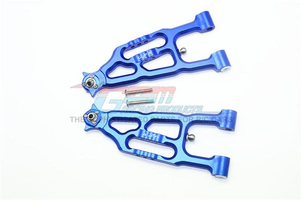 Losi 1/6 Super Baja Rey 4X4 Desert Truck Aluminum Front Lower Suspension Arm - 1Pr Set Blue