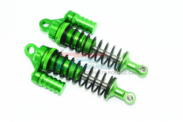 Losi 1/6 Super Baja Rey 4X4 Desert Truck Aluminum Front L-Shape Shocks (132mm) - 1Pr Set Green