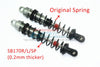 Spare Springs 2.5mm (Coil Length) For Rear Shocks (170mm) For LOSI 1:6 4WD Super Baja Rey LOS05013 / Super Baja Rey 2.0 LOS05021 Upgrades - Black