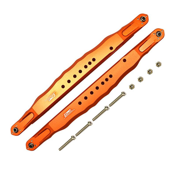 Losi 1/6 4WD Super Baja REY 2.0 LOS05021 Aluminum Rear Lower Trailing Arms - 10Pc Set Orange