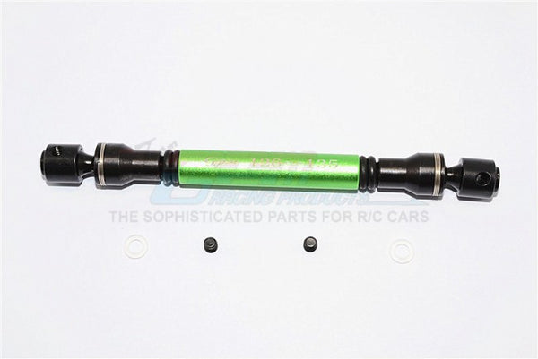 Tamiya CC01 Steel+Aluminum Center Drive Shaft (126mm-135mm) - 1Pc Set Green