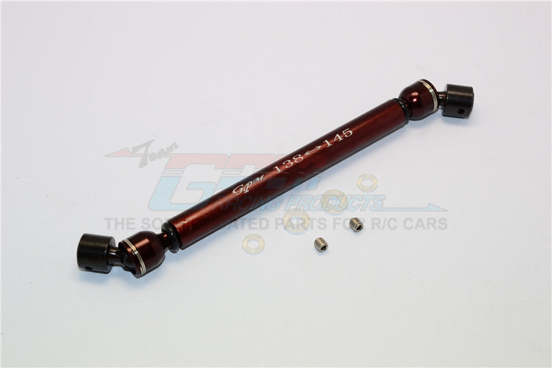 Tamiya CC01 Steel+Aluminum Center Drive Shaft (138mm-145mm) - 1Pc Set Brown