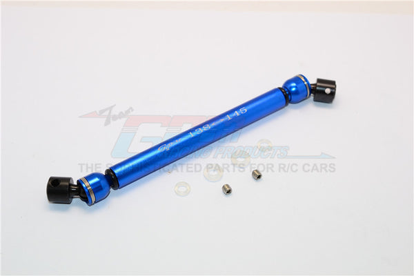 Tamiya CC01 Steel+Aluminum Center Drive Shaft (138mm-145mm) - 1Pc Set Blue