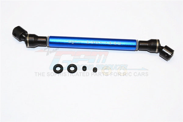 Tamiya CC01 Steel+Aluminum Center Drive Shaft (138mm-145mm) - 1Pc Set Blue