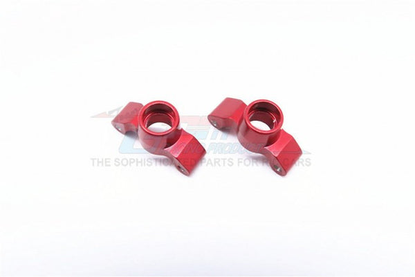 Team Losi 1/24 Micro SCT & Micro Rally Car Aluminum Rear Kncukle Arm - 1Pr Red