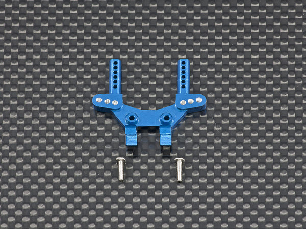 Team Losi 1/24 Micro SCT & Micro Rally Car Aluminum Front Shock Tower - 1Pc Blue