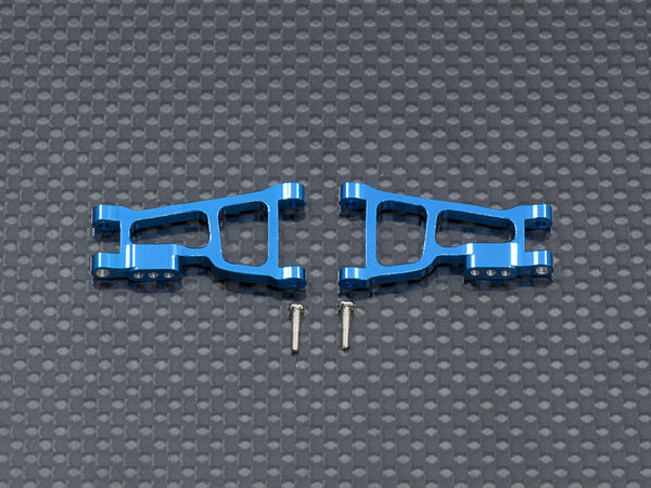 Team Losi 1/24 Micro SCT & Micro Rally Car Aluminum Rear Lower Arm - 1Pr Blue