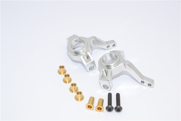 Axial SCX10 Aluminum Front Knuckle Arm - 1Pr Set Silver