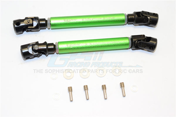 Axial SCX10 Steel Adjustable Main Shaft With Aluminum Body - 1Pr Set Green