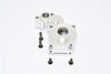 Axial SCX10 Aluminum Center Transmission Case - 3Pcs Set Silver