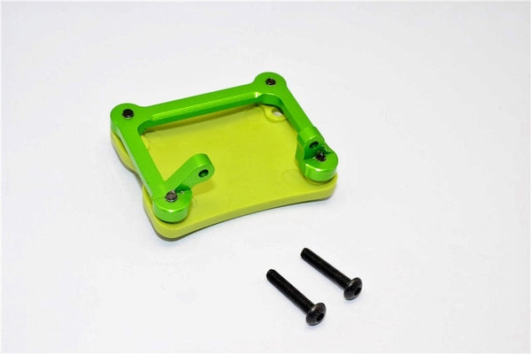 Axial SCX10 Aluminum+Plastic Front/Rear Axle Protector Mount - 1 Set Green