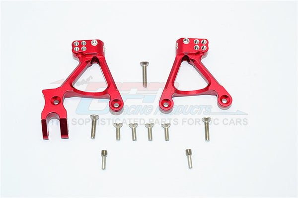 Axial SCX10 II (AX90046, AX90047) Aluminum Front Shock Hoops - 1Pr Set Red