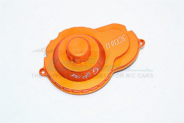 Axial SCX10 II (AX90046) Aluminum Spur Gear Cover - 1Pc Set Orange
