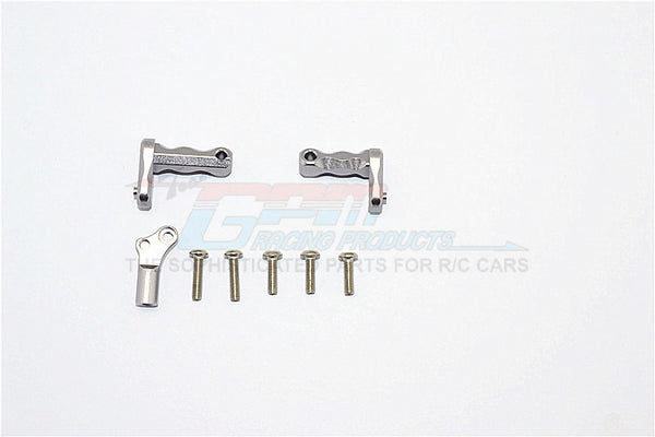 Axial SCX10 II (AX90046) Aluminum Transmission Supporting Mount - 3Pcs Set Gray Silver - JTeamhobbies