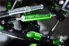 Axial SCX10 II (AX90046, AX90047) Aluminum Adjustable Steering Links With 25T Servo Horn - 4Pcs Set Green