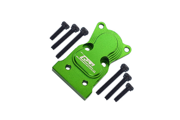 Axial 1:24 SCX24 Deadbolt AXI90081 / Jeep Wrangler AXI00002 Aluminum Front Or Rear Gearbox Cover - 1Pc Set Green