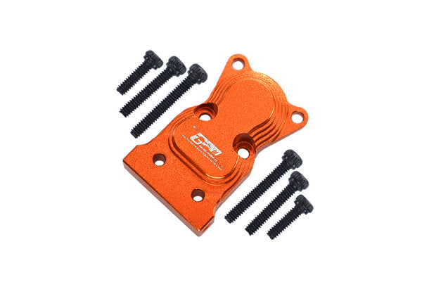 Axial 1:24 SCX24 Deadbolt AXI90081 / Jeep Wrangler AXI00002 Aluminum Front Or Rear Gearbox Cover - 1Pc Set Orange