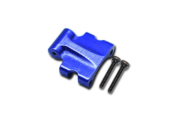 Axial 1:24 SCX24 Deadbolt AXI90081 Aluminum Rear Upper Tie Rod Connector - 3Pc Set Blue