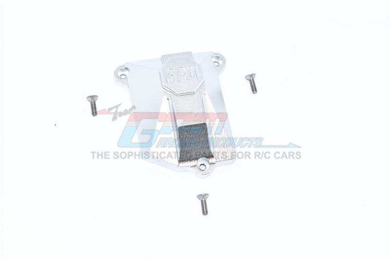 Axial SCX10 III Jeep JL Wrangler (AXI03007) Aluminium Receiver Cover - 1Pc Set Silver