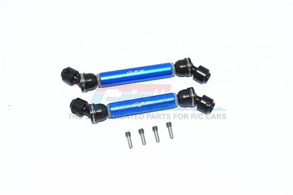 Axial SCX10 III Jeep JL Wrangler (AXI03007) Steel+Aluminium Front + Rear CVD Drive Shaft - 2Pc Set Blue