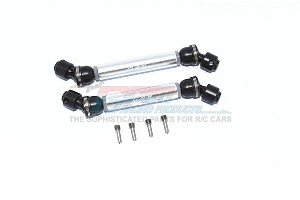 Axial SCX10 III Jeep JL Wrangler (AXI03007) Steel+Aluminium Front + Rear CVD Drive Shaft - 2Pc Set Silver