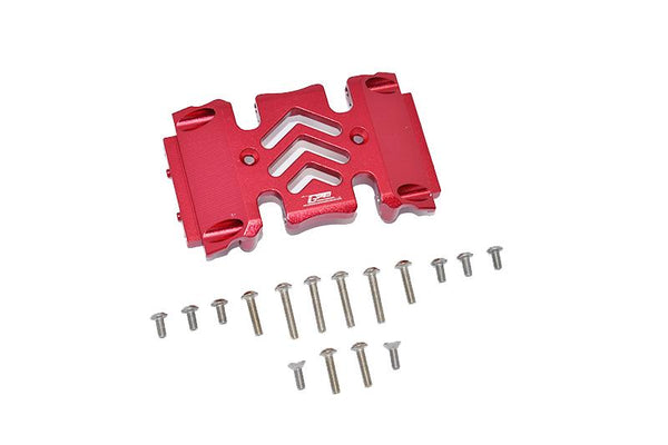 Axial 1:10 SCX10 III Wrangler AXI03007 / Gladiator AXI03006 Aluminum Center Gear Box Case - 1Pc Set Red