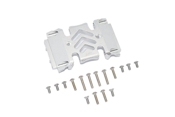 Axial 1:10 SCX10 III Wrangler AXI03007 / Gladiator AXI03006 Aluminum Center Gear Box Case - 1Pc Set Silver